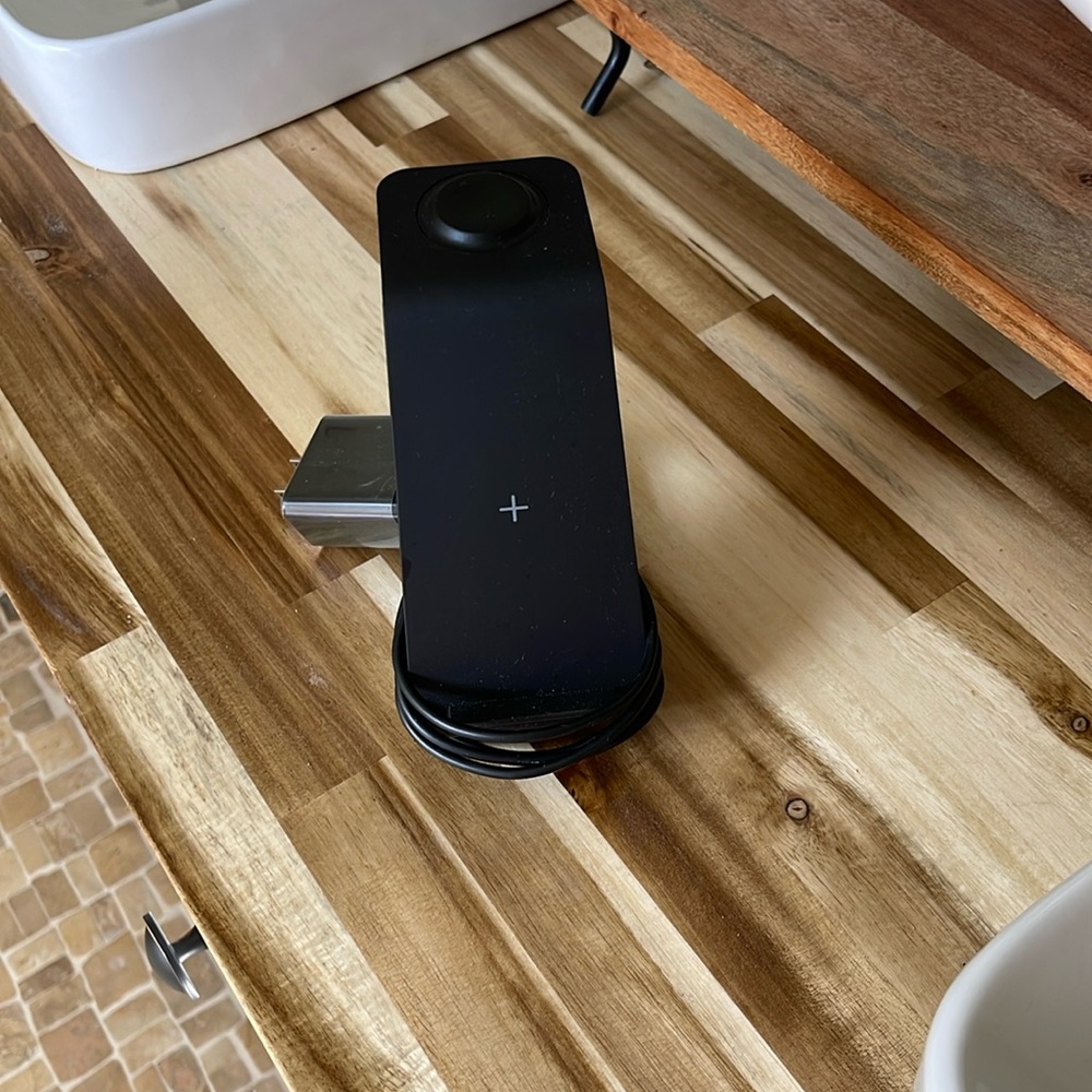 3-in-1 charger (phone, Apple Watch, AirPods)
